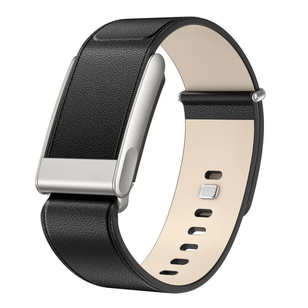 Leather Band — Black — WHOOP 5.0 / MG